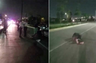 #Video: Atropellan a policías estatales en inmediaciones del Mexibús en Neza
