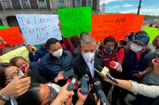 "La demanda es que atienda tres temas centrales, uno es el del agua potable, el segundo la infraestructura en vialidades centrales, como la vía Morelos y el tercero es la seguridad"