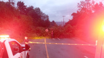 Deslave en la carretera Tenancingo-Tenango,