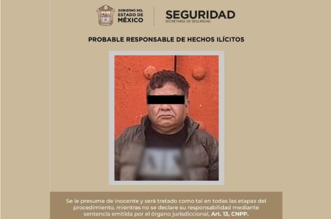 Adrián “N”, de 57 años, fue detenido en Ixtapaluca por su probable participación en el delito de robo de vehículo.