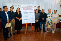 Azucena Cisneros destacó que esta alianza permitirá llevar servicios públicos a zonas marginadas.
