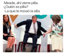 La silla del presidencial...