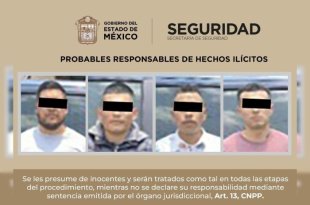 Cuatro hombres fueron detenidos tras localizar a un menor dentro de un vehículo.