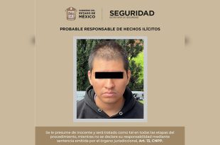 Dos personas, entre ellas un menor de edad, fueron detenidas tras un robo con violencia en una casa de empeño de Metepec.