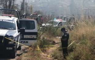El hallazgo se dio la mañana de este jueves sobre la avenida Los Cipreses, en la colonia Las Ánimas, en la autopista Chamapa-Lechería.