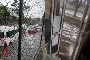 Inundaciones afectaron a automovilistas y peatones