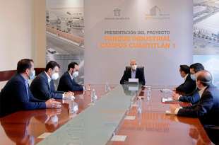 "BTS Development, desarrolladora de proyectos inmobiliarios industriales, nos presentó su nuevo proyecto", dijo el mandatario