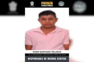 Hugo Santiago Velasco fue sentenciado por el feminicidio de su pareja de 27 años, ocurrido en septiembre de 2023 en Ocuilan.