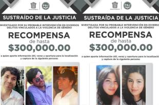 Fiscalía Edoméx ofrece recompensa.