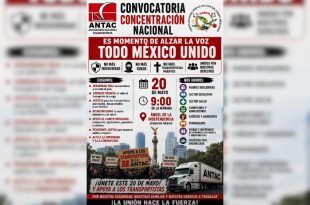 Convocatoria difundida por ANTAC y organizaciones del campo.