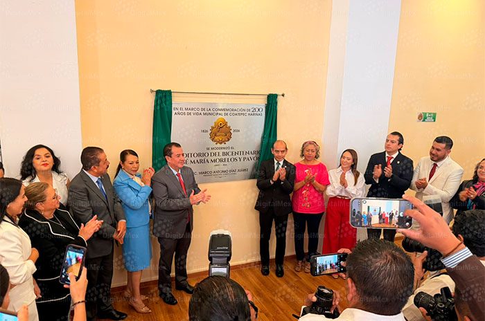 Durante la conmemoración del Bicentenario del municipio, el alcalde Marco Antonio Díaz Juárez destacó que la conservación de los recursos naturales es clave para mantener la prosperidad de la región.