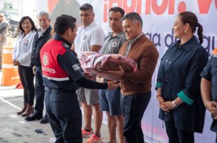 Bomberos de Coacalco recibieron equipo estructural y herramientas especializadas donadas por corporaciones de emergencia de Estados Unidos y Puerto Vallarta.