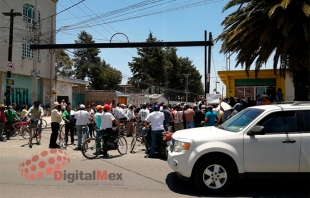 #Toluca: Impiden "sanitización" en San Cristóbal Huichochitlán; otra vez el rumor
