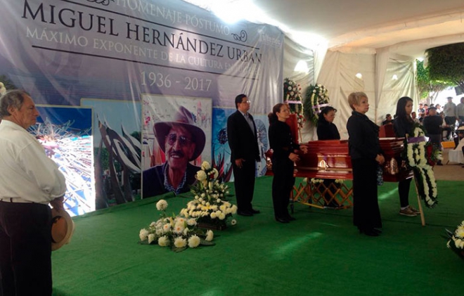 “Despiden" al artista Miguel Ángel Hernández Urbán en Tultepec