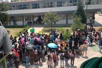 Protestan alumnos de Prepa 2 UAEMéx