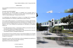 Comunicado de paristas tras consulta en FACICO
