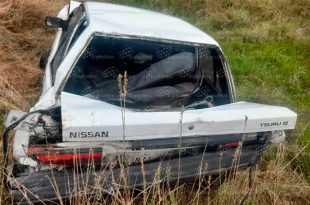 El accidente dejó dos personas lesionadas trasladadas a un hospital