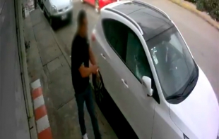 #Video: Graban momento de "cristalazo" en Cuautitlán