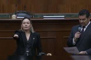 El Congreso de Sinaloa aprobó por unanimidad la licencia de Rubén Rocha Moya y designó a Yeraldine Bonilla como mandataria interina.