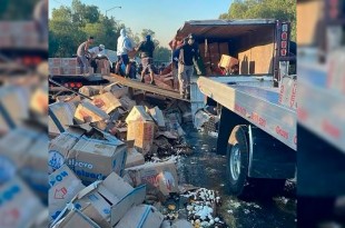 El conductor perdió el control en la curva de "Jardines del Recuerdo",