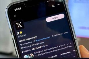 Twitter reemplazó el icono del pajarito azul por una X blanca sobre fondo negro.