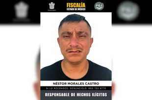 Néstor Morales Castro, alias "El Tuna", fue sentenciado a 36 años y tres meses de prisión por el homicidio de un hombre ocurrido en Ixtapan de la Sal; además deberá pagar multa y reparación del daño.