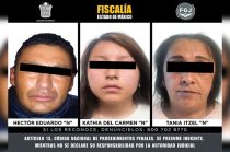 Héctor Eduardo “N”, Kathia del Carmen “N” y Tania Itzel “N” fueron ingresados al Centro Penitenciario y de Reinserción Social.