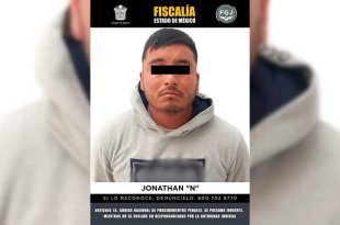 Fue aprehendido por su probable participación en el homicidio calificado de un hombre ocurrido en San Luis Mextepec, Zinacantepec.