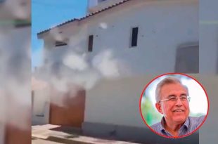 Filtran video del ataque armado contra vivienda vinculada a Rocha Moya