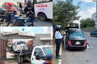 La estrategia de seguridad implementada en Toluca permitió recuperar 335 vehículos con reporte de robo y reducir 45.2% las carpetas de investigación por este delito.