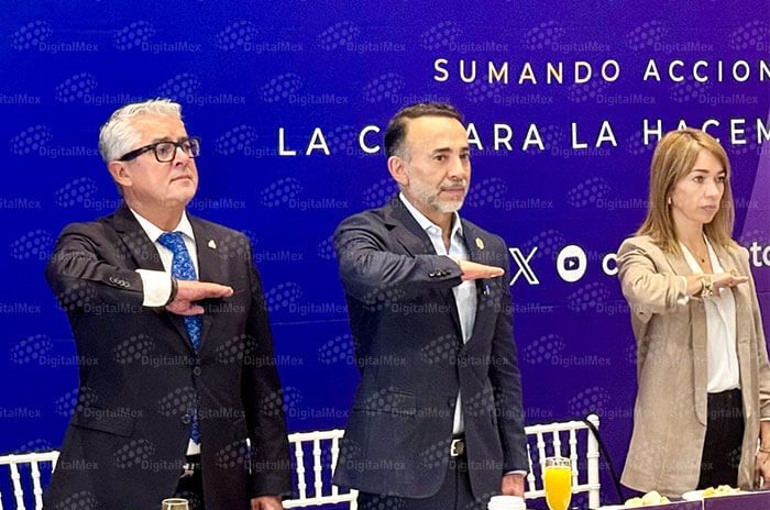 Empresarios de Canaco Servytur Valle de Toluca reconocieron a Metepec por sus avances en transparencia, digitalización y mejora regulatoria durante la administración de Fernando Flores.