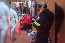 Nueve personas resultaron intoxicadas, cinco adultos, dos niños y un bebé.