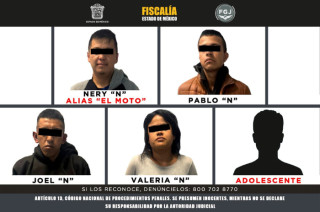 Cinco personas, entre ellas una menor de edad, fueron detenidas por su presunta participación en el secuestro de Fernando “N”