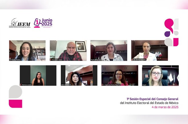 El IEEM recibe los listados de postulaciones y solicita a la Legislatura del Estado subsanar omisiones, garantizando la paridad de género en los cargos