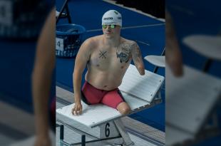 Gustavo Sánchez Martínez consiguió bronce en los 150 metros con un registro de 2:45.81 en SM4, además de una plata en los 200 metros libres.