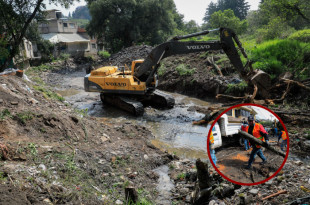 Maquinaria pesada utilizada en la limpieza