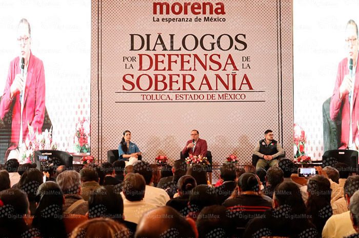 Durante el conversatorio se abordaron temas como la soberanía energética, territorial y digital, la desinformación, el nuevo orden mundial y la protección del territorio.