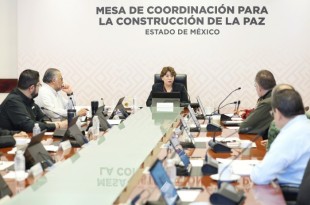 Se reúnen en la Mesa de Coordinación para la Construcción de la Paz, la número 86 de este año.