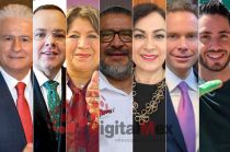 Herminio Cahue, Arturo Lozano, Delfina Gómez, Horacio Duarte, Jacqueline García, Manuel Velasco, Pepe Couttolenc