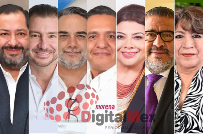 Francisco Vázquez, Elías Rescala, Pablo Fernández, Ricardo Moreno, Clara Brugada, Horacio Duarte, Delfina Gómez