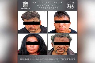 Ismael “N”, alias "El Z 105", Enrique “N”, alias "Quique", Gildardo “N”, alias "Gil" y Claudia Graciela “N”, alias "La Casimerita"
