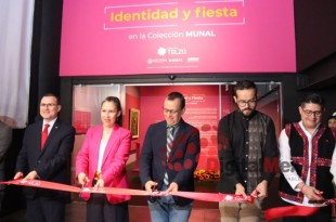 La exposición destaca pinturas en óleo y textiles, que respaldan el contexto histórico de las pinturas.