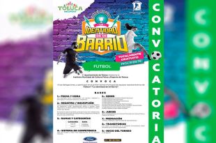 Convocan a Torneo de Fútbol "La Identidad de mi Barrio"