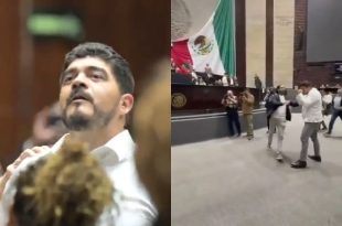 Diputados de distintas bancadas intervinieron para contener el altercado entre legisladores de Morena y PRI.