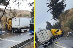 A pesar de que las autoridades no han reportado víctimas, ha dejado a decenas de automovilistas atrapados en el lugar.