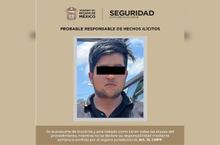 Este individuo y el menor fueron trasladados ante la Fiscalía Regional de Valle de Bravo, donde se determinará su situación legal.