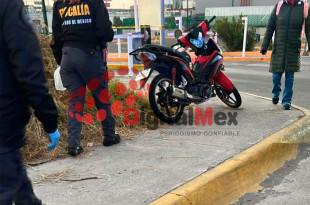 La zona fue acordonada por las autoridades mientras se solicitaba la presencia de la Fiscalía General de Justicia del Estado de México (FGJEM)