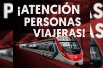 El servicio del Tren Insurgente operará de 6:00 a.m. a 9:15 p.m. hasta el 31 de agosto