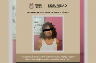 Durante su captura, Sergio "N" arrojaba piedras y botellas al domicilio de la denunciante.