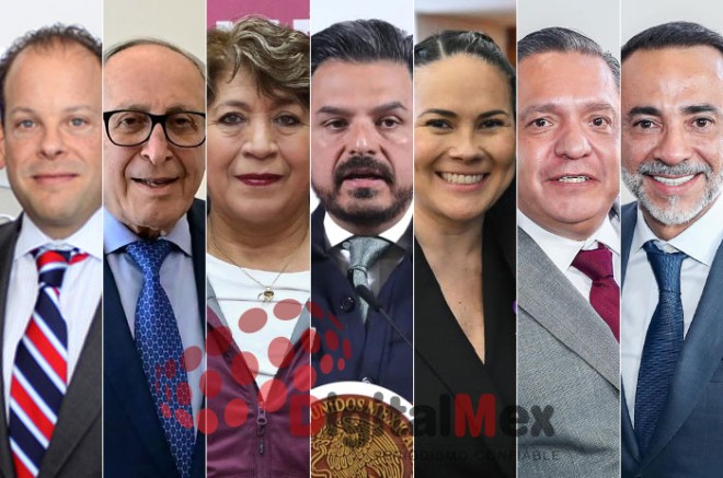 David Korenfeld, David Kershenobich, Delfina Gómez, Zoé Robledo, Alejandra Del Moral, Ricardo Moreno, Fernando Flores